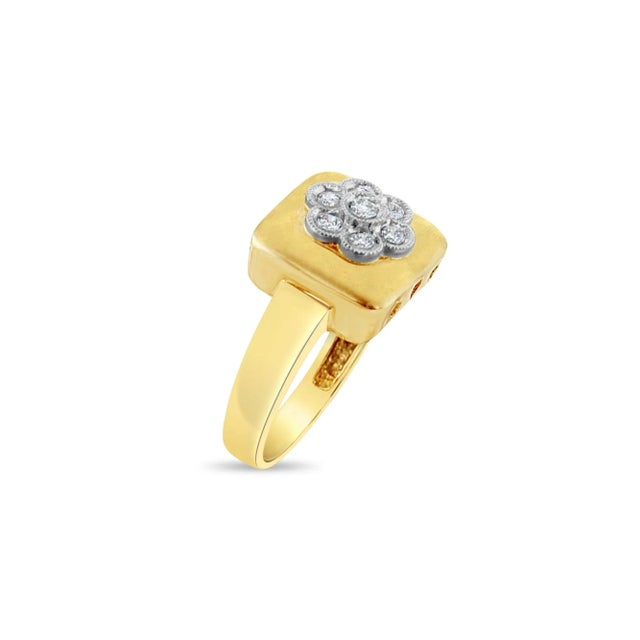♥ Product Summary ♥ Main Stone: Diamond Metal Choice: 14K Yellow Gold Stone Cut: Round Weight: 4 grams Dimensions: 12mm x...