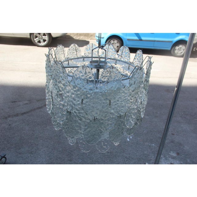 Murano Glass Pendant Light from Vistosi, 1960s For Sale - Image 10 of 13
