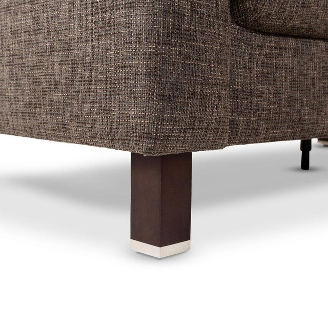 Modern Vario Fabric Corner Brown Sofa from Ewald Schillig For Sale - Image 3 of 11