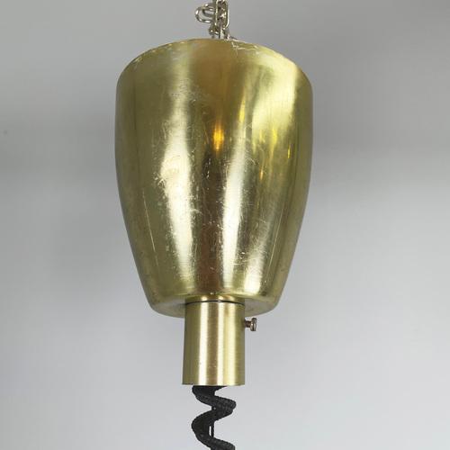 Mid-Century Italian Gold Hanging Light by Castiglioni for Flos, 1960s For Sale - Image 18 of 18