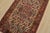 An authentic vintage tribal Hamedan rug hand-knotted with fine wool and natural dyes. This nomadic rug features a central...