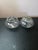 Gorgeous Pair of Potpourri Squat Vases With Filigree Pewter Lids For Sale In Dallas - Image 6 of 7