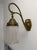 Early Art Deco Brass and Glass Wall Sconces, 1919, Set of 2 For Sale - Image 6 of 9