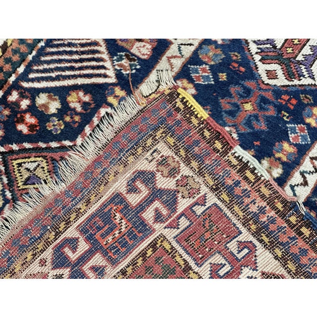 Ivory Antique Caucasian Shirvan Rug 3'10" X 8’11” For Sale - Image 8 of 8
