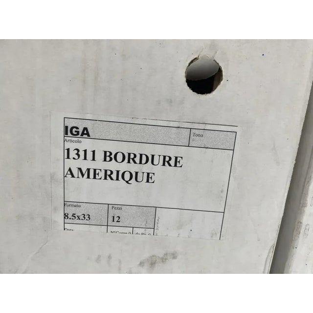 Glazed Ceramic Border Tiles by Keith Haring for Iga-Bordure Amerique, Set of 72 For Sale - Image 9 of 11