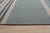 2020s 8x10 Opulent Majestic Blue Geometric Modern Flatweave Wool Carpet Rug For Sale - Image 5 of 6