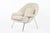 Early Restored Mid Century Ivory Wool Womb Chair by Saarinen for Knoll, Multiples/Custom Avail For Sale - Image 10 of 18