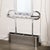 Chrome Art Deco Curvilinear Coat/Umbrella Rack With Arched Mirror in Polished Chrome For Sale - Image 8 of 8