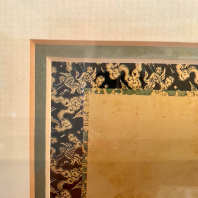 1980s 1660s Reproduction Japanese 2 Panel Print Titled Pigeons and Rhododendrons For Sale - Image 5 of 7