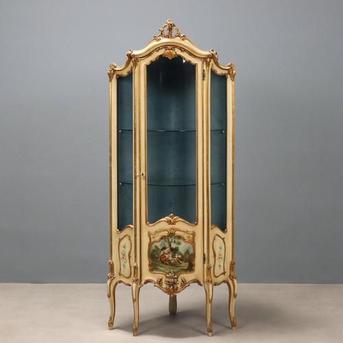 Baroque Corner Display Cabinet For Sale - Image 11 of 11