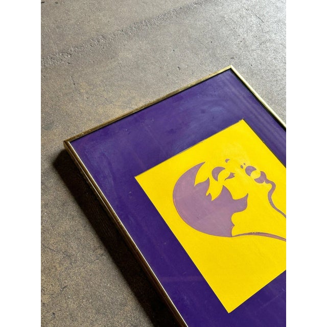 1980s Print Signed Mary L Mackie, Framed For Sale - Image 5 of 10