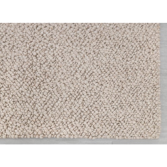 Mid-Century Modern Chunky Wool Felted Nordic Flatweave Rug in Ivory and Cream, 6x9 Ft. For Sale - Image 3 of 12