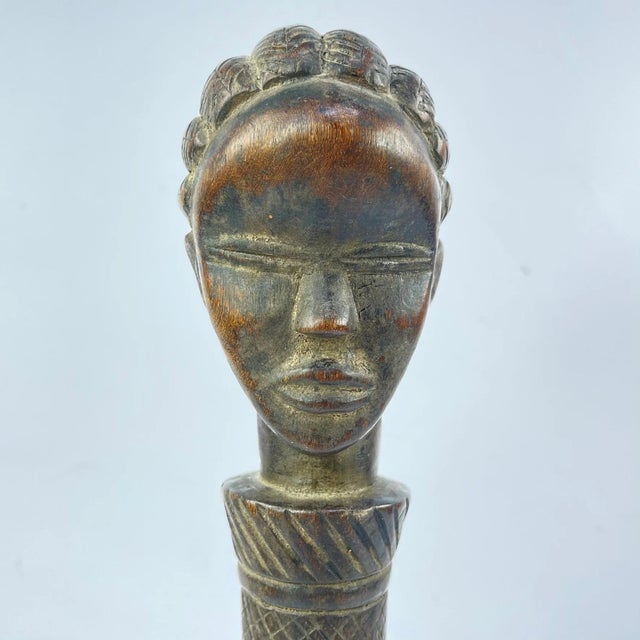 Early 20th Century Dan Figural Scepter Cote d'Ivoire MATTER COLLECTION For Sale - Image 4 of 9