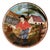 Portuguese Ceramic Wall Plate from Olaria Bulhão For Sale