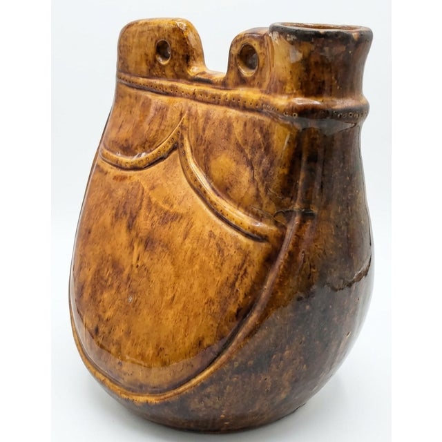 Song Dynasty Style Caramel Glazed Large Water Jar For Sale - Image 4 of 4