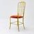 Mid-Century Brass Chiavari Side Chair, Italy, 1980s For Sale - Image 4 of 11