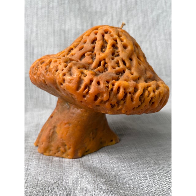 Brown Large Mid Century Mushroom Candle Sculpture For Sale - Image 8 of 18
