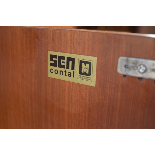 Vintage Record Cabinet in Teak by Sen Contal, 1960s For Sale - Image 6 of 7