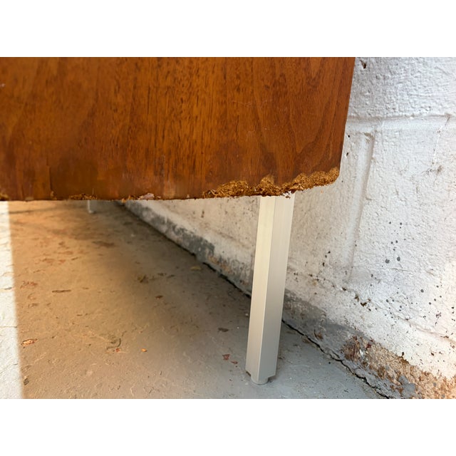 Long Mid 20th Century Modern Marble Credenza For Sale - Image 13 of 14