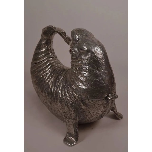 Hollywood Regency Sea Lion Ice Bucket by Arthur Court For Sale - Image 3 of 7