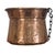Hand-Hammered Copper Hanging Planter With Forged Iron Chain 12" For Sale - Image 13 of 17