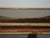 Vintage Hollywood Regency Gold Console Table Sofa Table W Cane Shelf For Sale - Image 13 of 16