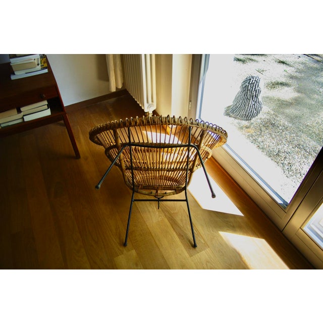 Sun Lounger in Rattan from Abraham and Dirk Jan Roi, France, 1950s For Sale - Image 9 of 13