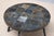 Brutalist French Brutalist Round Side Table in Wrought Iron and Slate, 1970s For Sale - Image 3 of 13