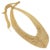 Gold Vintage Tiffany & Co. Peretti 20k Yellow Gold Mesh Bib Scarf Necklace For Sale - Image 8 of 8