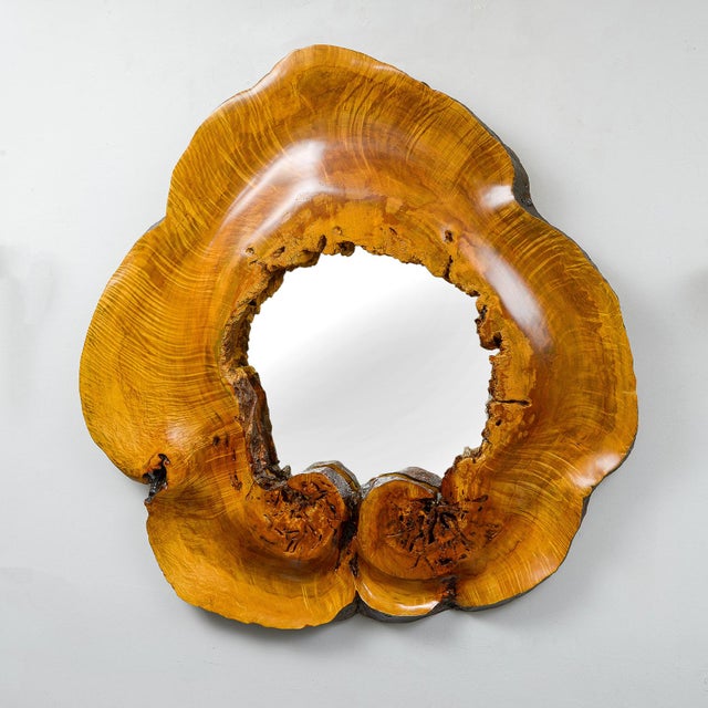 Sculptural Bespoke Mirror For Sale - Image 11 of 11