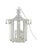 Chinese style Toler chandelier with gold and grey metal frame and ornate roof 16ʺW × 16ʺD × 19ʺL There is a 12" chain with...