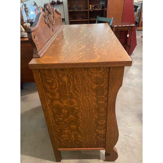 Antique American Empire Revival Style Sideboard/Buffet For Sale - Image 6 of 12