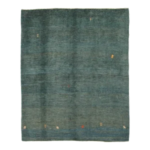 Green Persian Hand Knotted Gabbeh