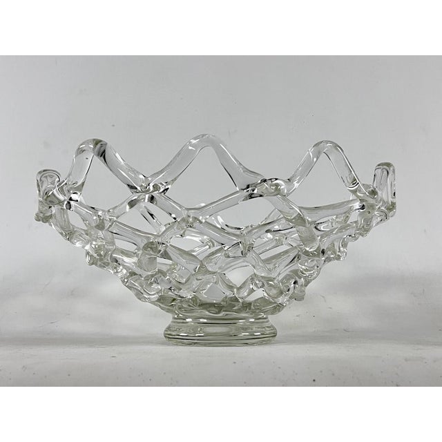 Large Art Deco Murano Glass Centerpiece from Barovier and Toso, Italy, 1940s For Sale - Image 9 of 15