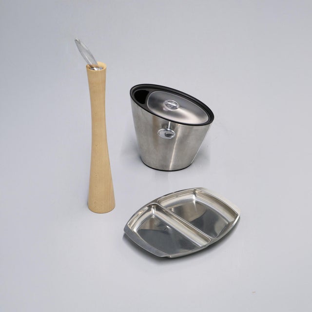 Contemporary 1980s Twergi Mp156 Pepper Mill by Paolo Pagani for Alessi For Sale - Image 3 of 5