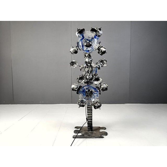 Brutalist Murano Glass Floor Lamp, 1970s For Sale - Image 6 of 15