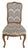 French Provincial Henredon Louis XV French Provincial Dining Side Chairs in Flame-Stitch Upholstery, Set of 6 For Sale - Image 3 of 18
