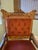 Antique Late Victorian Quarter Sawn Oak Platform Rocker – Tufted Rust Velvet Accent Rocking Chair For Sale - Image 4 of 10