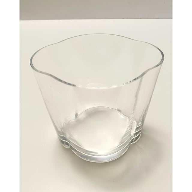 Transparent Murano Glass Vase by Carlo Moretti, Italy, 1990s For Sale - Image 6 of 10