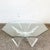 Postmodern Postmodern Octagonal Beveled Glass Top Lucite Coffee Table For Sale - Image 3 of 9