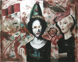 Waldemar Marszałek, Gifted with the Red, Lithograph on Paper, 1993