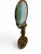 Vintage Maitland-Smith Bronze Greek God Atlas Desk Magnifying Glass Stand For Sale - Image 4 of 8