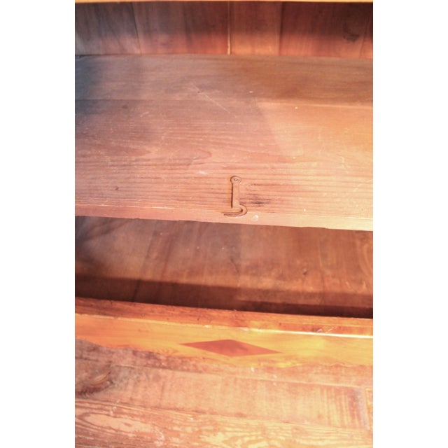 Small French Provincial Elm Cabinet, 19th Century For Sale - Image 11 of 14