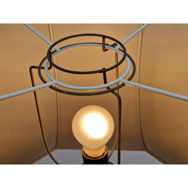 Art Deco Asian Style Carved Wood Floor Lamp, 1930s For Sale - Image 9 of 15