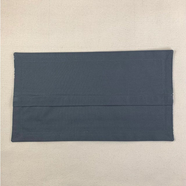 Designer P Kaufmann Waverly Gray & Ivory Fretwork Geometric Lattice Trellis Pillow Covers- 3 Pieces For Sale - Image 9 of 11