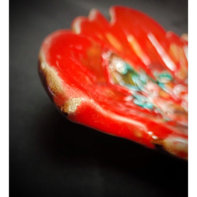 Vintage Vallauris Large Dish With Signature For Sale - Image 9 of 11