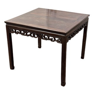 Antique Chinese Blackwood Mahjong Table, Circa 1820 For Sale