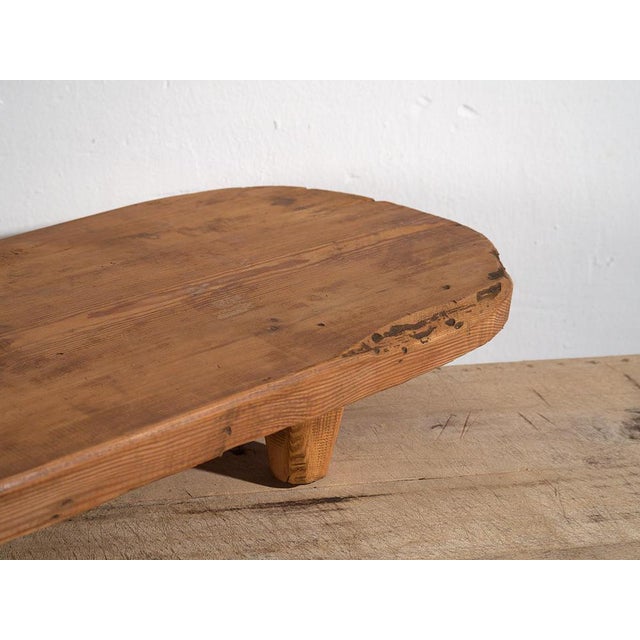 Brown Vintage Low Work Table, 1920 For Sale - Image 8 of 13