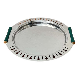 Postmodern Metal Tray from Inoxbeck, Italy, 1980s For Sale