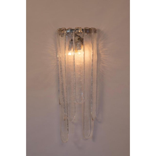1960s Vintage Italian Wall Lights by Carlo Nason for Mazzega, 1960, Set of 2 For Sale - Image 5 of 6